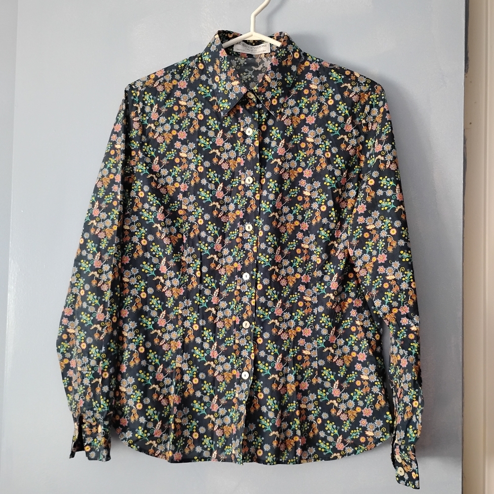 Liberty Of London Floral Print Cotton Shirt 4